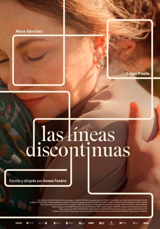 cartaz "as liñas descontinuas"
